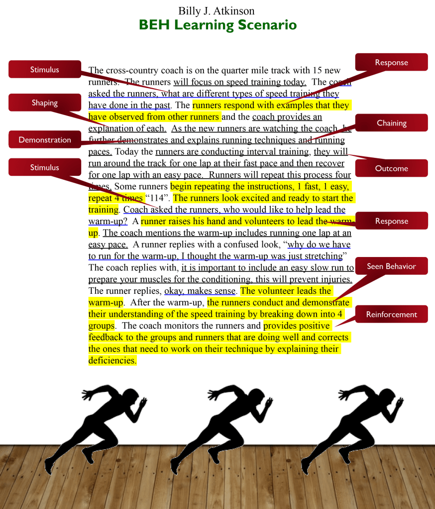 Behaviorism Learning Scenario